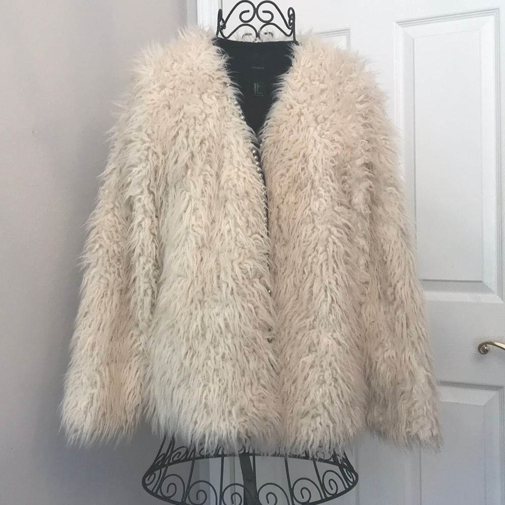 Forever 21 Faux Fur Coat